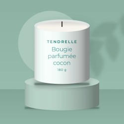 Bougie parfumée cocon au clou de girofle – Tendrelle, photo d'ambiance