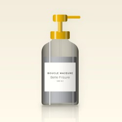 Shampooing anti-frisottis Belle Frisure – Boucle Majeure, flacon-pompe 500 ml