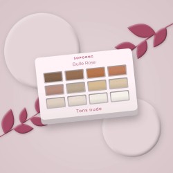 Palette yeux Bulle Rose au bleuet – Sopoong, photo d'ambiance