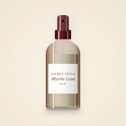 Brume Myrrhe Lente pimpante – Ambre Sépia, flacon spray 100 ml