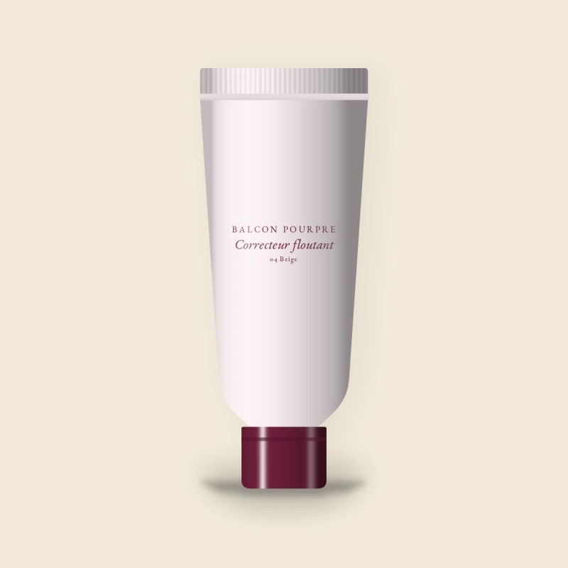 Correcteur floutant à l'huile de rose musquée – Balcon Pourpre, tube 4 ml, teinte 04 Beige