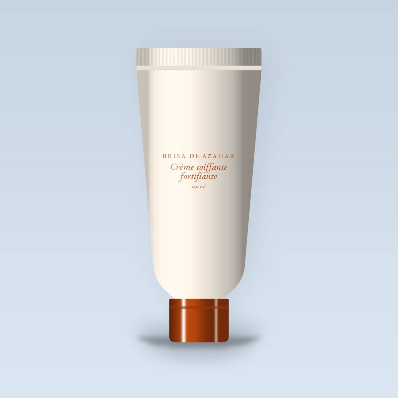 Crème coiffante fortifiante à la cire de candelilla – Brisa de Azahar, tube 250 ml
