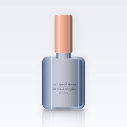 Vernis à ongles séchage rapide à l'huile de ricin – Joli Quotidien, flacon 12 ml, teinte 01 Cristal