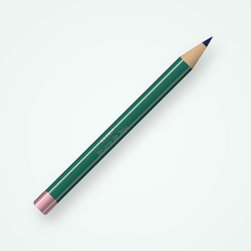 Eyeliner ultra-précis Brume de Jeju – Sanbit, crayon 0,3 g, teinte Bleu nuit