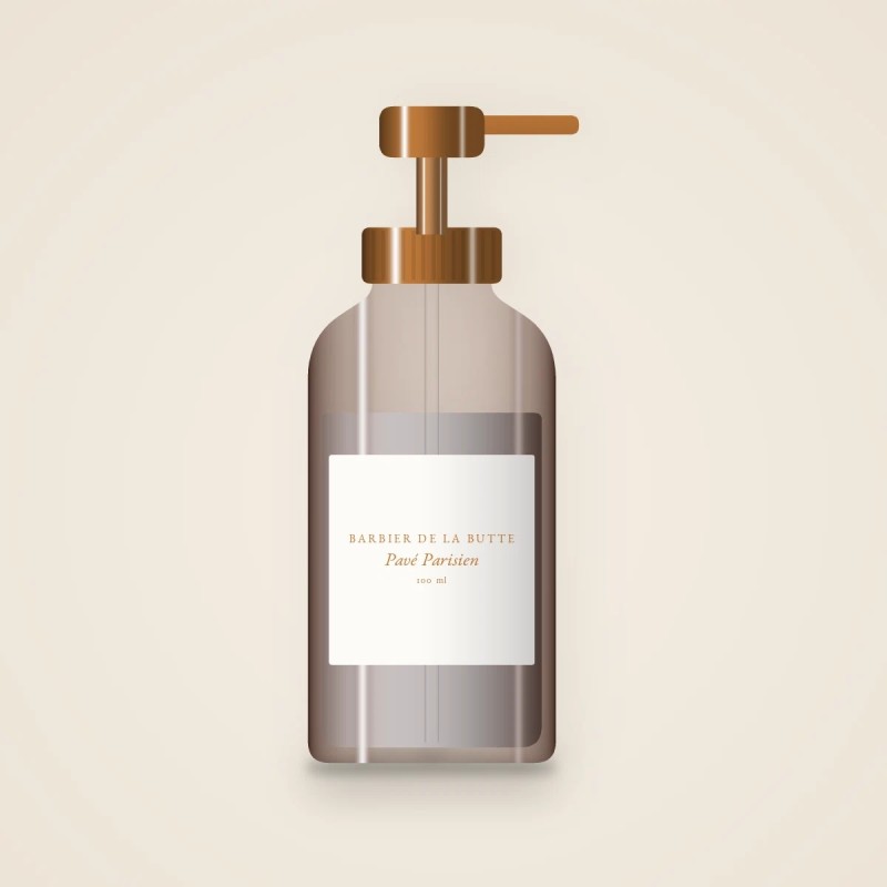Soin visage anti-fatigue Pavé Parisien – Barbier de la Butte, flacon-pompe 100 ml