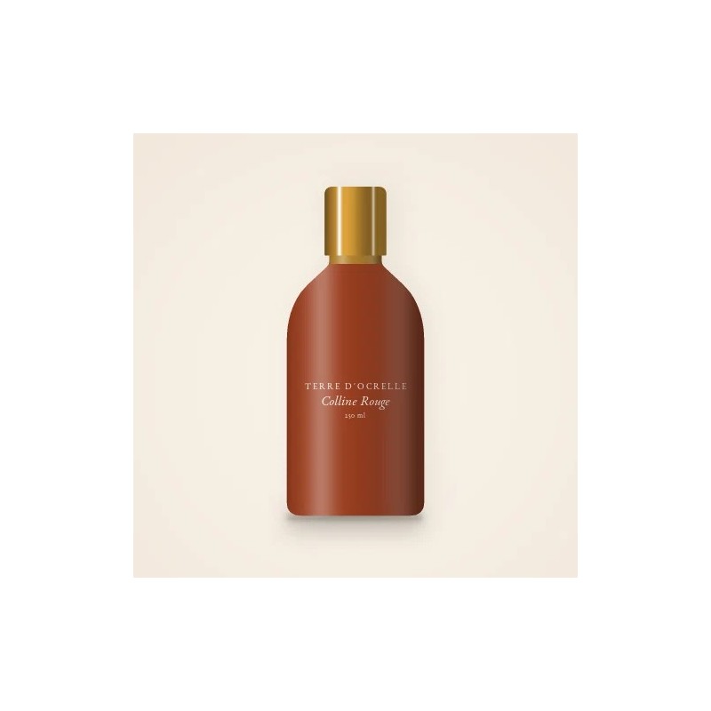 Gel douche Colline Rouge douceur – Terre d'Ocrelle, flacon 250 ml