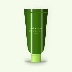 Crème à raser barbe dure Brise Marine – Fraîcheline, tube 100 ml