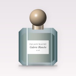 Parfum Galerie Blanche organique – Palais Nacré, flacon 30 ml