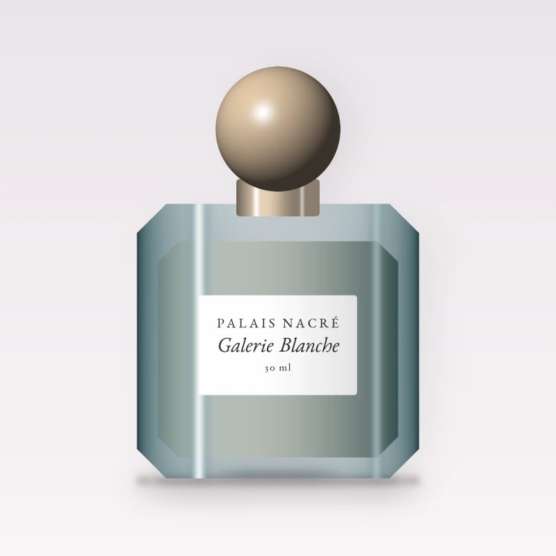 Parfum Galerie Blanche organique – Palais Nacré, flacon 30 ml