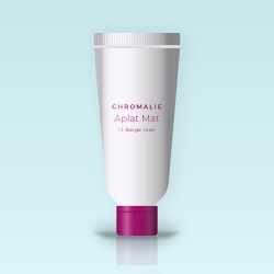 Fond de teint effet peau nue Aplat Mat – Chromalie, tube 35 ml, teinte 13 Beige miel