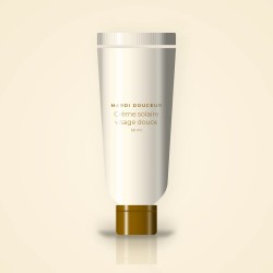 Crème solaire visage douce à l'extrait d'edelweiss SPF 50+