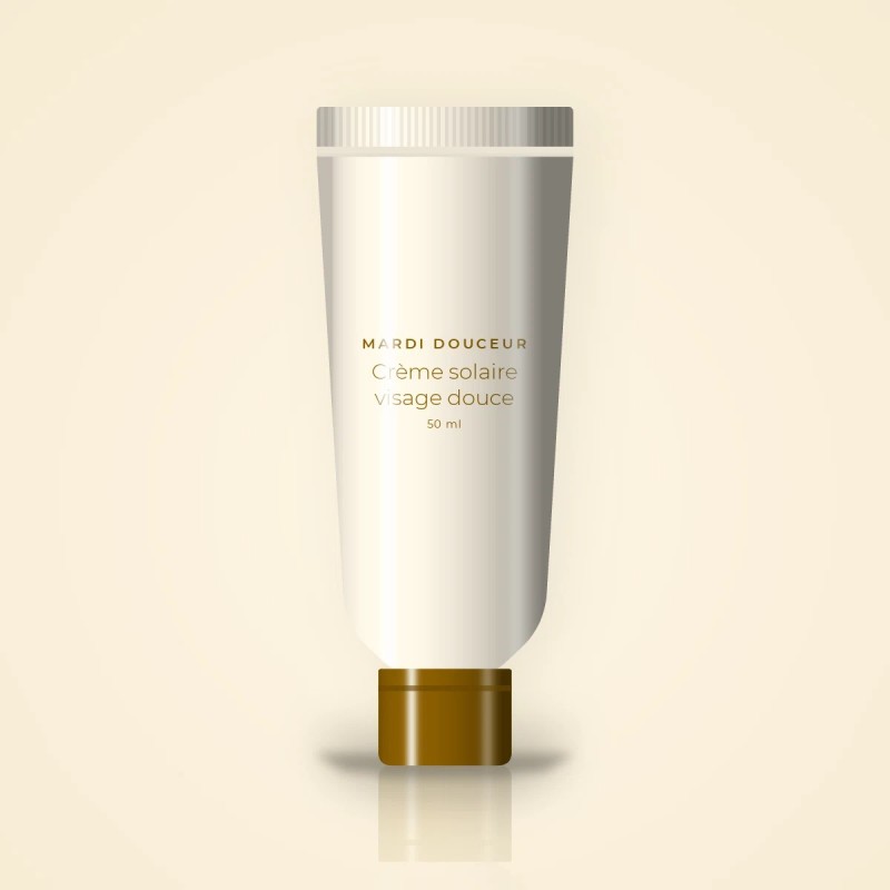 Crème solaire visage douce à l'extrait d'edelweiss SPF 50+