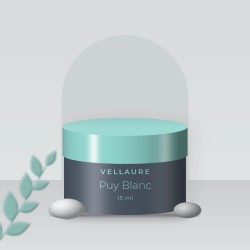 Contour des yeux Puy Blanc à l'extrait de bleuet – Vellaure, photo d'ambiance