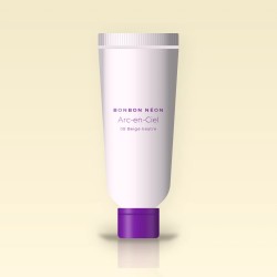 Fond de teint Arc-en-Ciel à l'extrait de riz – Bonbon Néon, tube 35 ml, teinte 08 Beige neutre