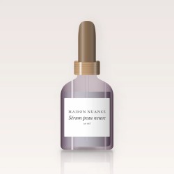 Sérum peau neuve à l'acide hyaluronique – Maison Nuance, flacon compte-gouttes 30 ml