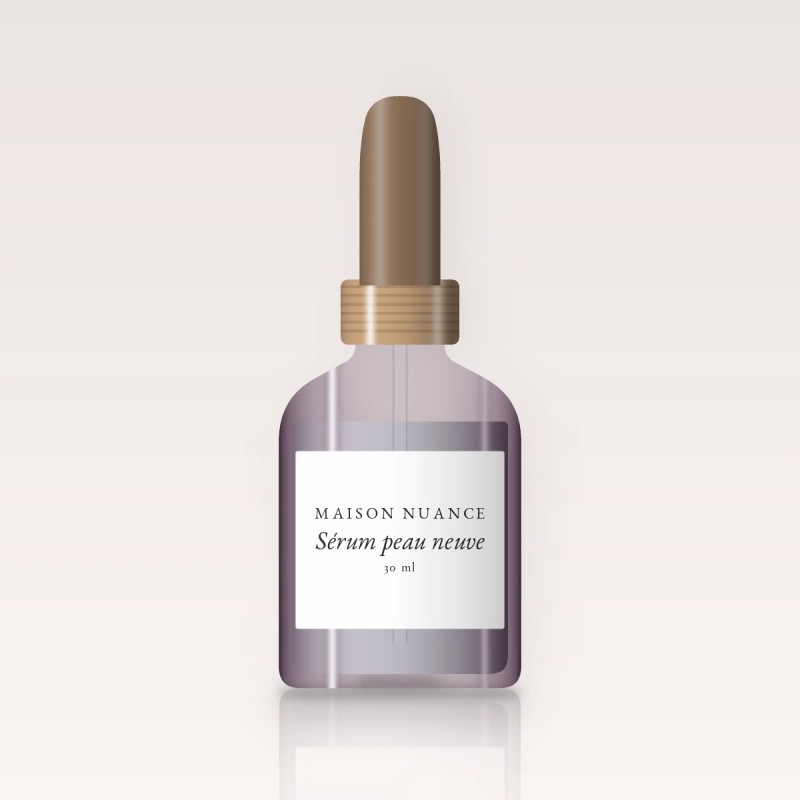 Sérum peau neuve à l'acide hyaluronique – Maison Nuance, flacon compte-gouttes 30 ml