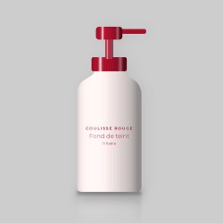 Fond de teint résistant à l'eau à la centella asiatica – Coulisse Rouge, flacon-pompe 35 ml, teinte 11 Sable