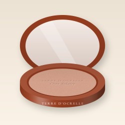 Terre de soleil Ocre Solaire au beurre de karité – Terre d'Ocrelle, boîtier 15 g, teinte 02 Sable rosé