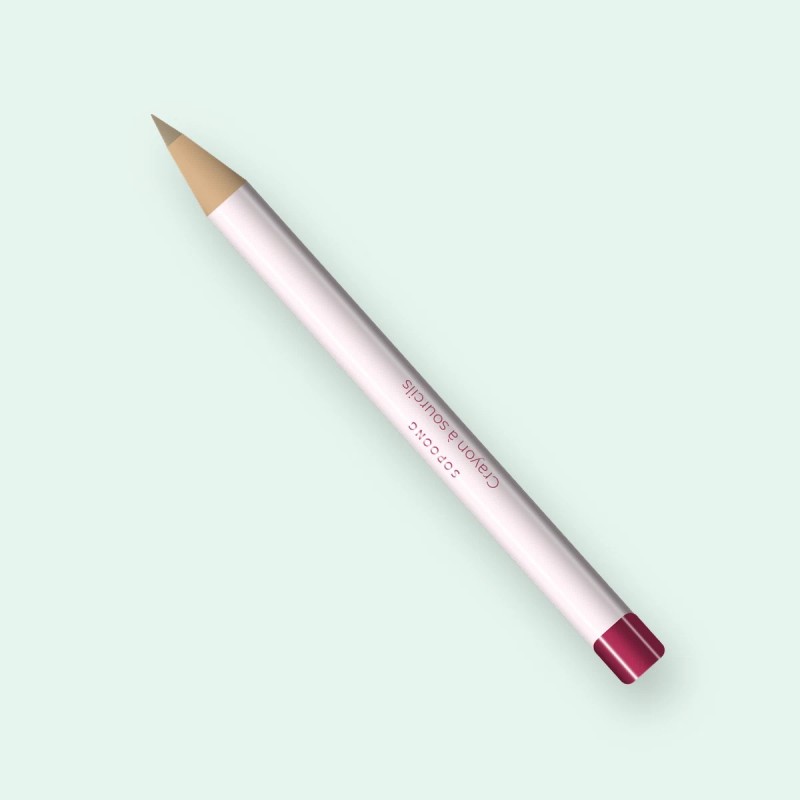 Crayon à sourcils tenue extrême au squalane – Sopoong, 1,1 g, teinte 01 Blond cendré