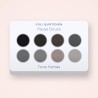Palette yeux haute pigmentation Pause Douce – Joli Quotidien, 4 × 1,2 g, teinte Tons fumés