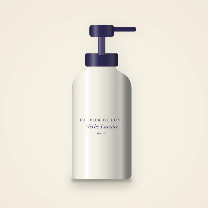 Shampooing boucles Herbe Lunaire – Herbier de Lune, flacon-pompe 500 ml