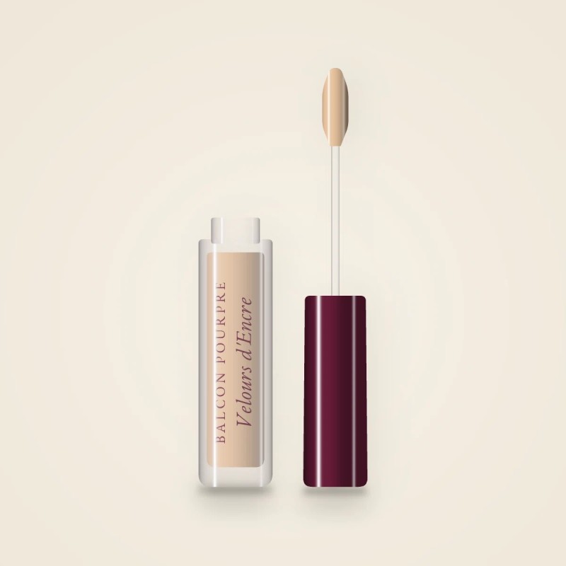 Correcteur haute couvrance Velours d'Encre – Balcon Pourpre, flacon applicateur 8 ml, teinte 03 Beige clair