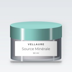 Source Minérale crème hydratante légère – Vellaure, pot 50 ml