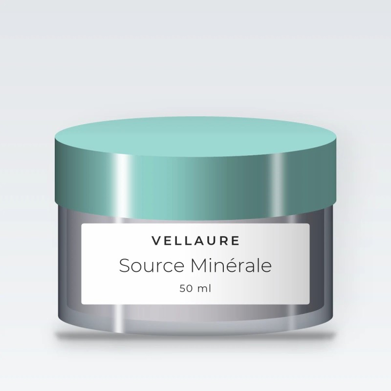 Source Minérale crème hydratante légère – Vellaure, pot 50 ml