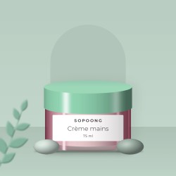 Crème mains et ongles anti-dessèchement à l'huile de macadamia – Sopoong, photo d'ambiance