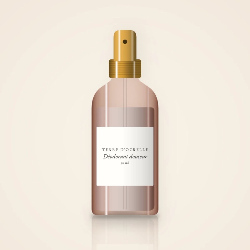 Déodorant soin douceur au concombre – Terre d'Ocrelle, flacon spray 50 ml