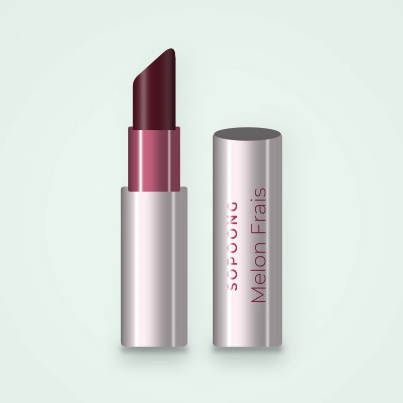 Rouge à lèvres Melon Frais à l'acide hyaluronique – Sopoong, étui 3,5 g, teinte 25 Cerise noire