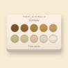Palette yeux confort Garrigue – Terre d'Ocrelle, 9 × 1 g, teinte Tons dorés
