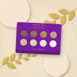 Palette yeux Pop Acidulé à l'huile d'argan – Bonbon Néon, photo d'ambiance