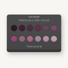 Palette yeux effet naturel à l'amande douce – Yukimori, 9 × 1 g, teinte Tons prune