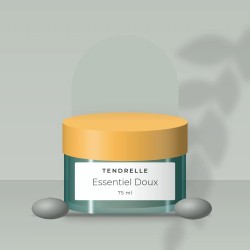 Masque visage exfoliant Essentiel Doux – Tendrelle, photo d'ambiance