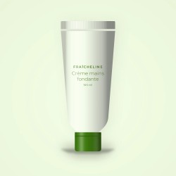 Crème mains et pieds fondante à l'huile de camélia – Fraîcheline, tube 100 ml