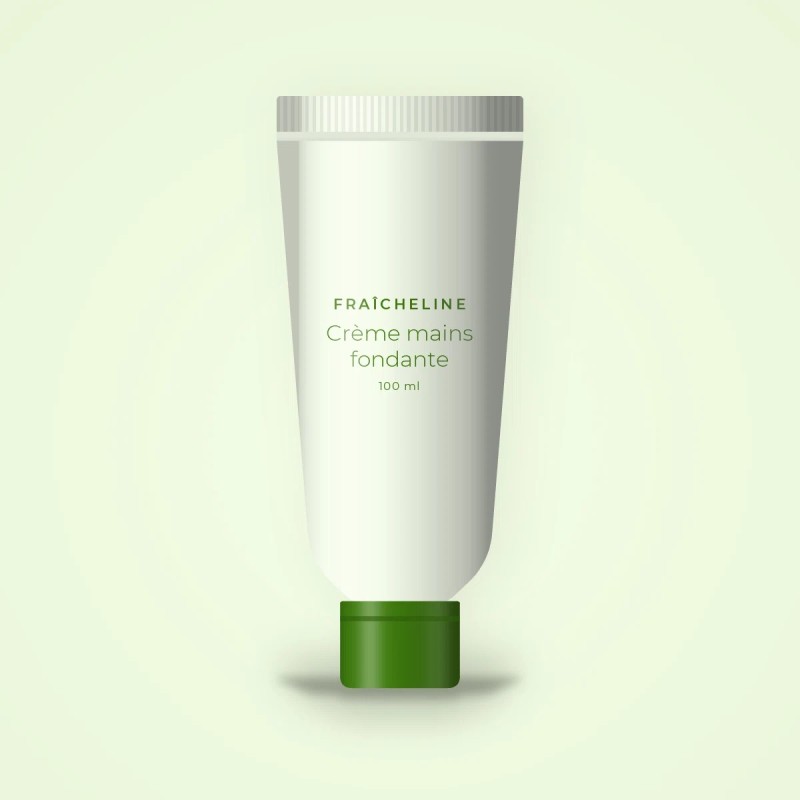 Crème mains et pieds fondante à l'huile de camélia – Fraîcheline, tube 100 ml