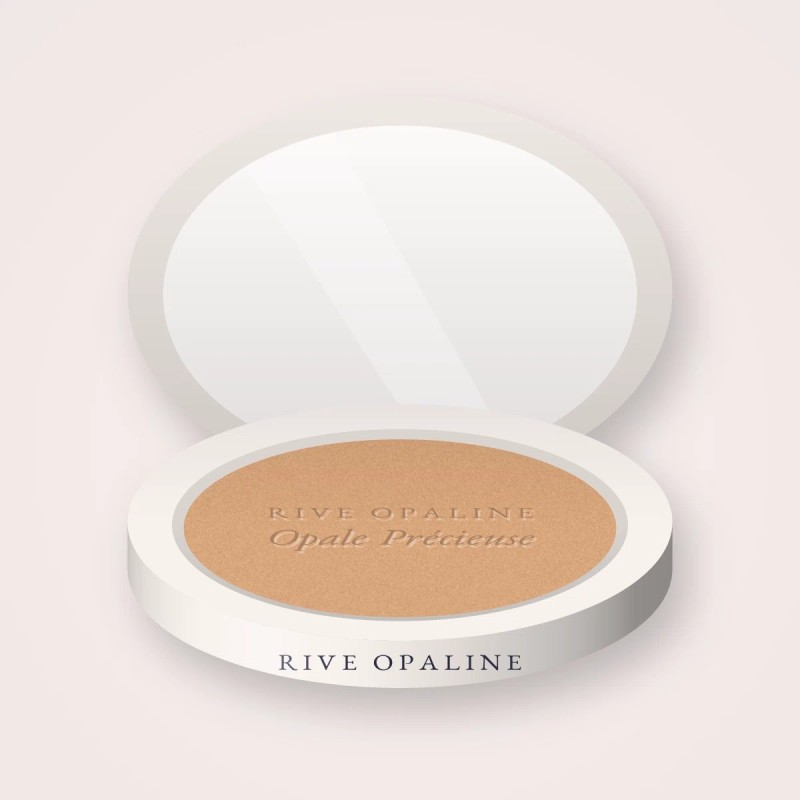Terre de soleil Opale Précieuse sans transfert – Rive Opaline, boîtier 10 g, teinte 01 Hâle léger
