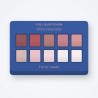 Palette yeux Mine Reposée à l'huile de camélia – Joli Quotidien, 12 × 1 g, teinte Tons rosés