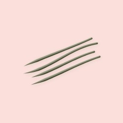 Eyeliner Pluie Fine à l'huile de ricin – Yukimori, aperçu de la teinte Kaki