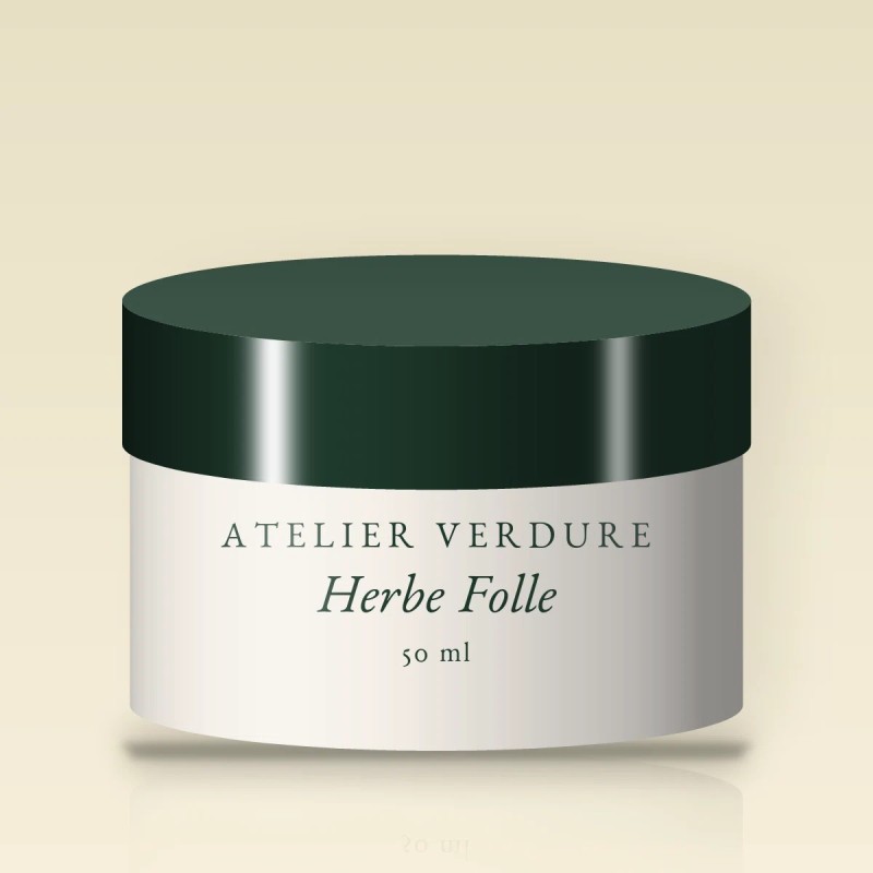 Herbe Folle crème hydratante perfectrice – Atelier Verdure, pot 50 ml