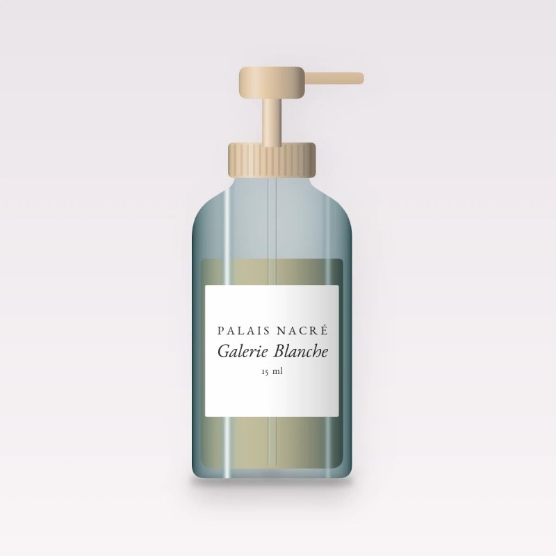 Galerie Blanche sérum réconfortant – Palais Nacré, flacon-pompe 15 ml