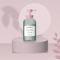 Goutte Pure nettoyant visage démaquillant – Sanbit, photo d'ambiance