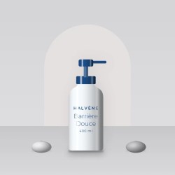 Nettoyant visage exfoliant doux Barrière Douce – Halvène, photo d'ambiance