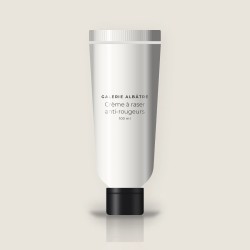 Crème à raser anti-rougeurs au sureau – Galerie Albâtre, tube 100 ml