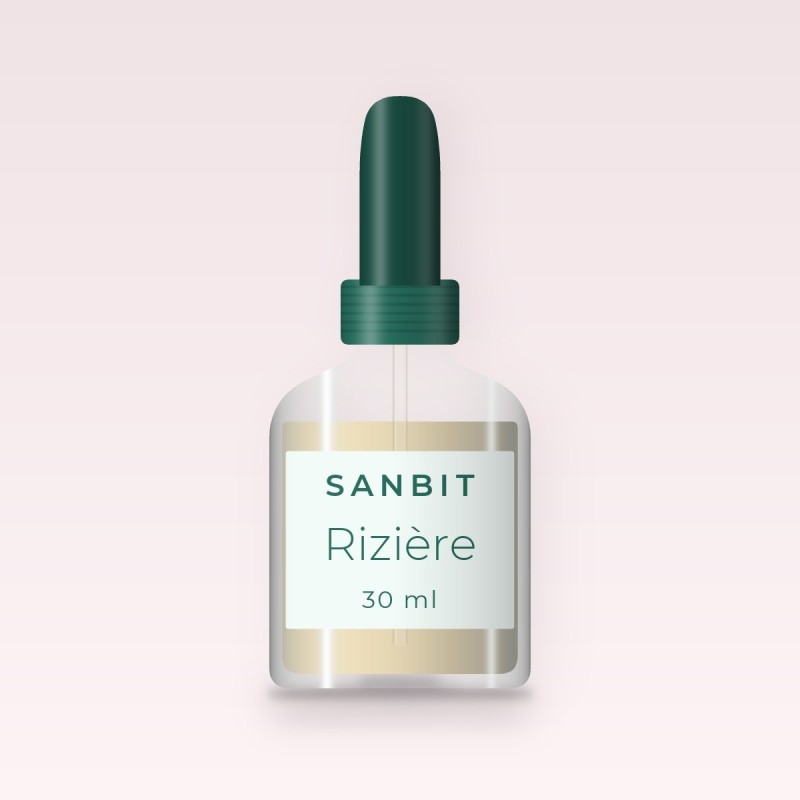 Rizière sérum réconfortant – Sanbit, flacon compte-gouttes 30 ml