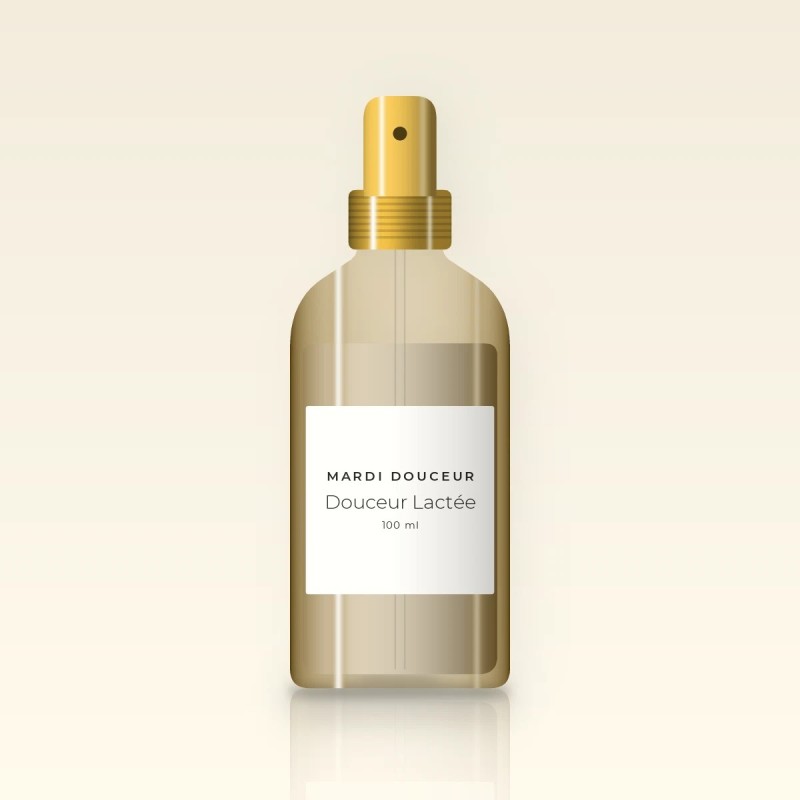 Soin sans rinçage anti-frisottis Douceur Lactée – Mardi Douceur, flacon spray 100 ml