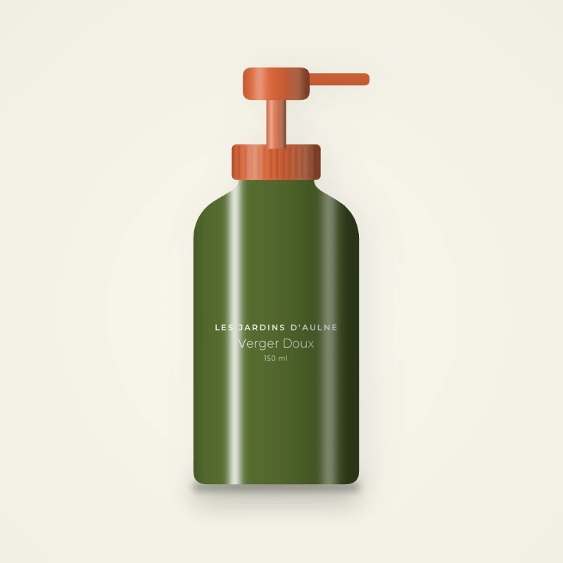 Soin sans rinçage anti-humidité Verger Doux – Les Jardins d'Aulne, flacon-pompe 150 ml