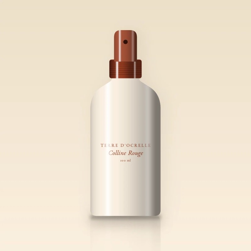 Lotion tonique hydratante Colline Rouge – Terre d'Ocrelle, flacon spray 100 ml