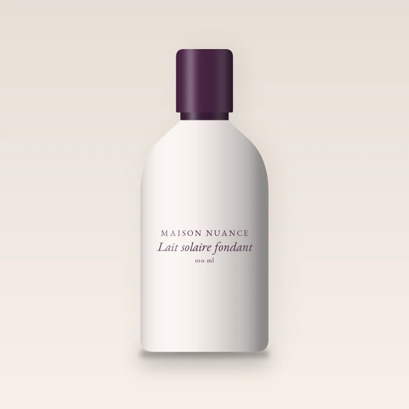 Lait solaire fondant à l'huile de noisette SPF 30 – Maison Nuance, flacon 100 ml